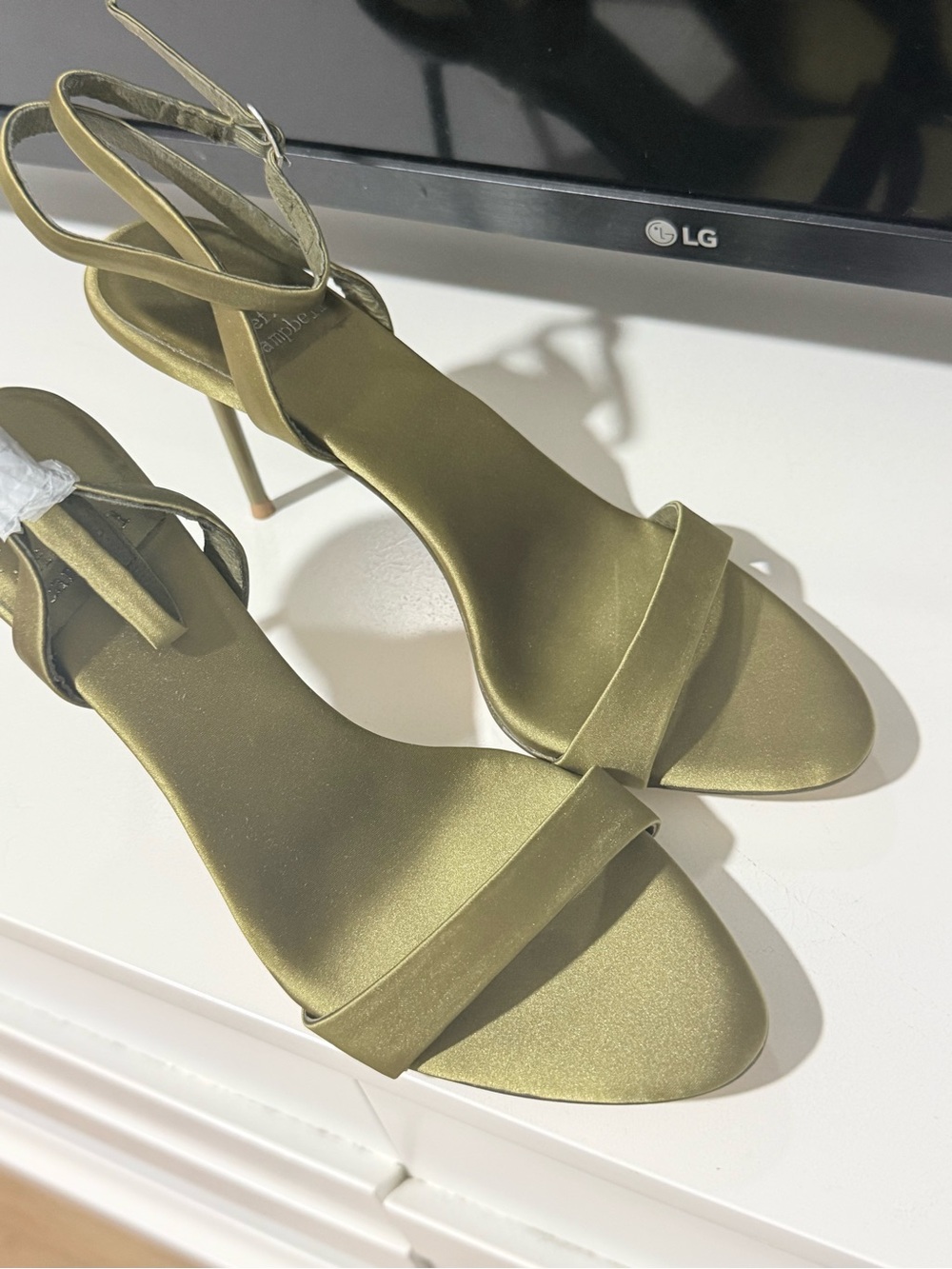 Jeffrey Campbell Olive-Stiletto satin - Elegant Evening Heels - Picture 7 of 7